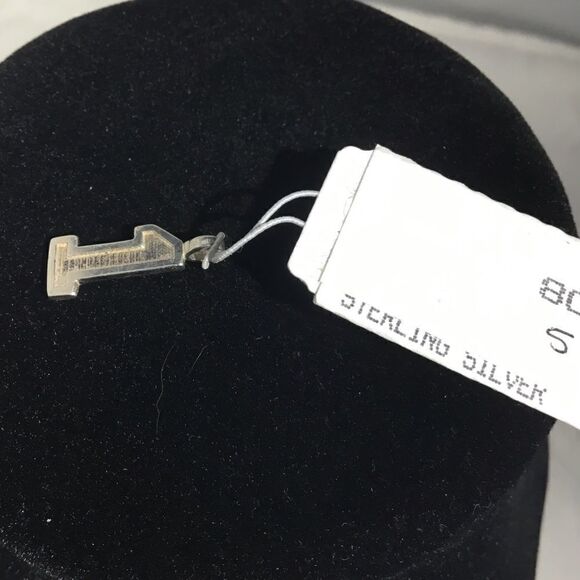 Sterling Silver Raised Edge Number Charm (E2) - Picture 2 of 3